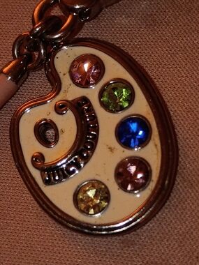 Juicy Couture Painter's Palette Charm With Paint Brush